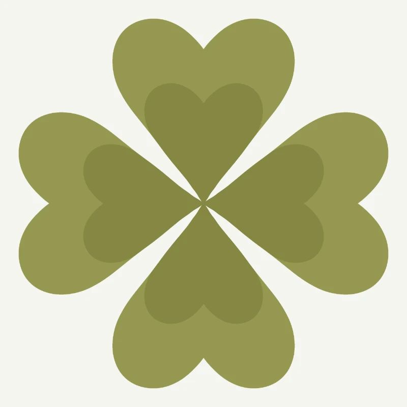 Four-Leaf Clover Pattern Design