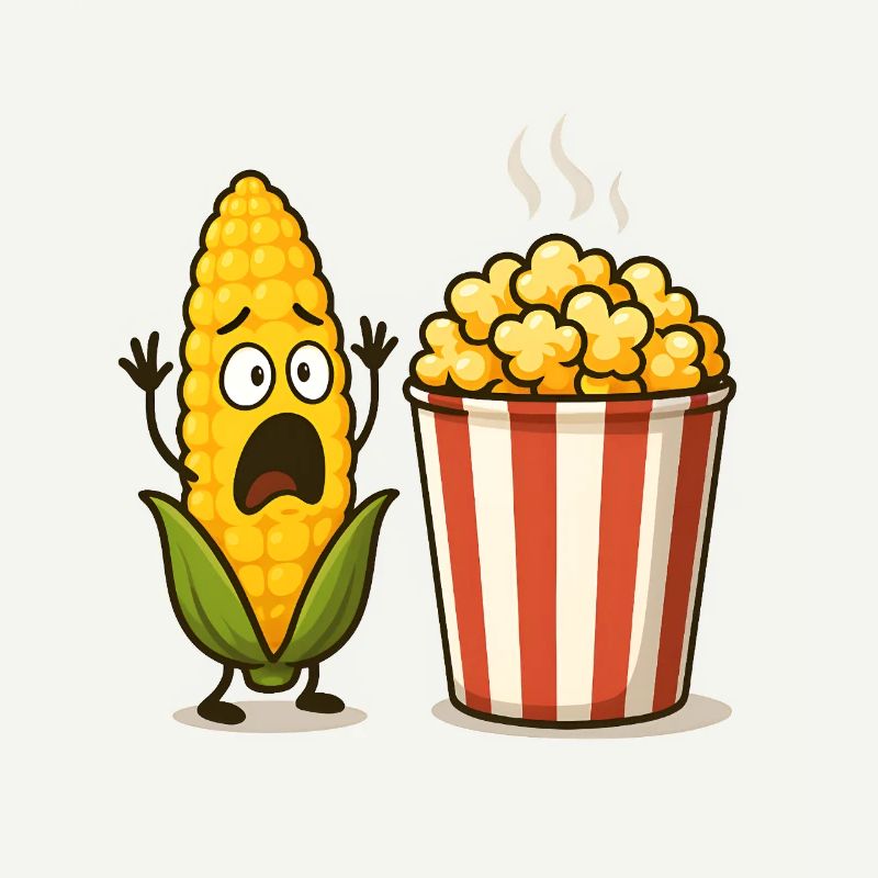 Shocked Corn Popcorn