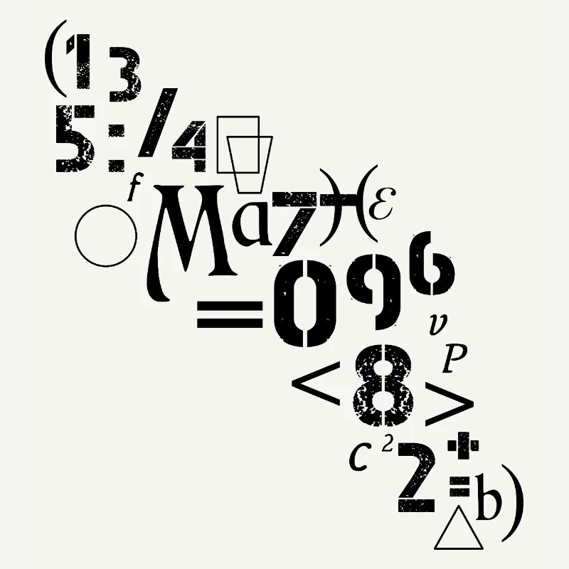 Math Mathematician Analyst Numbers Symbols