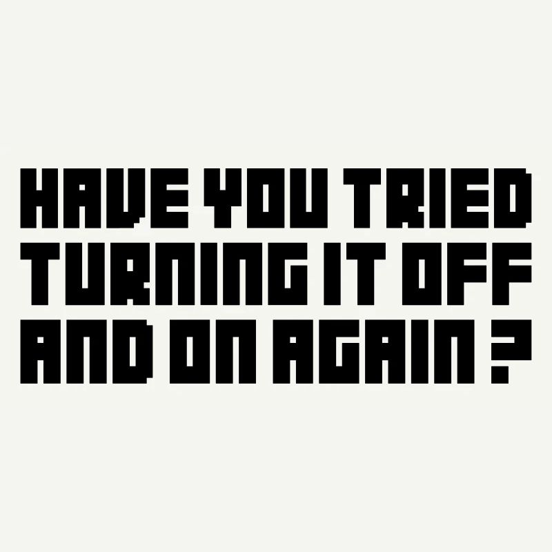 Turning It Off – Nerdiges Computer Statemen