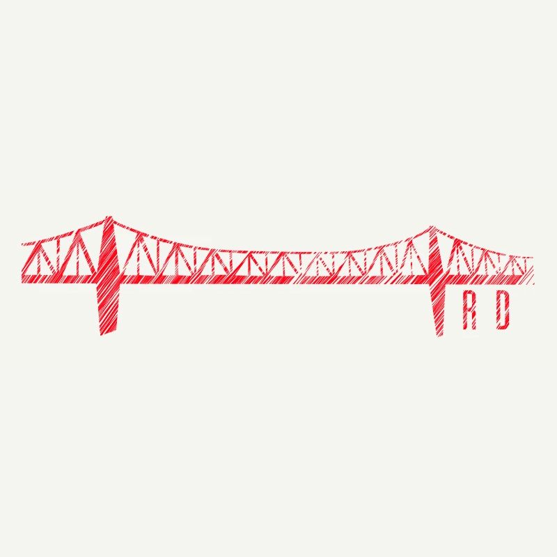 Rendsburg High Bridge Scribble Design – RD Skylin