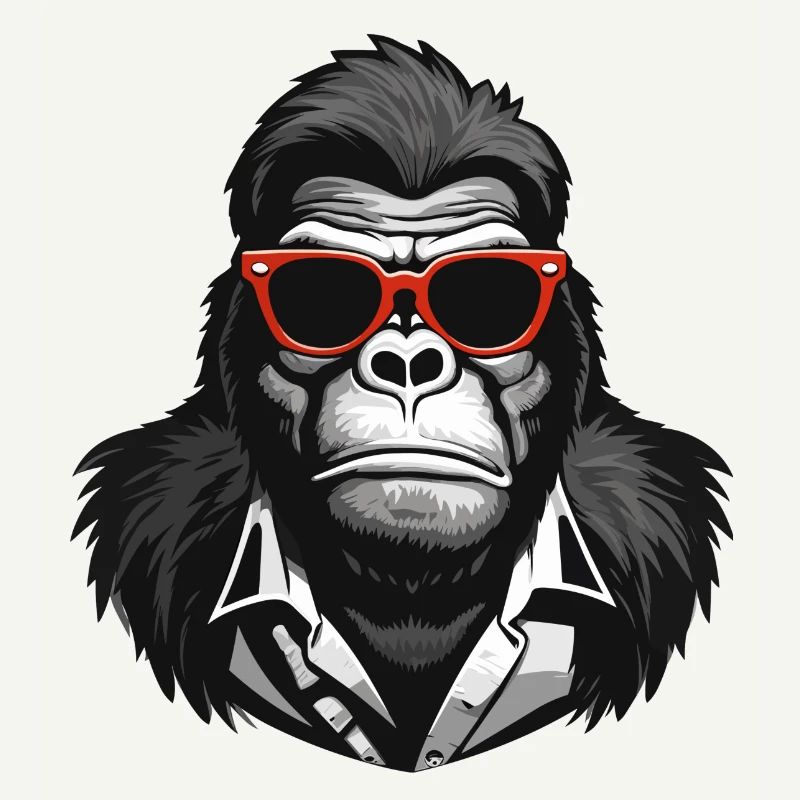 gorilla, monkey, primate