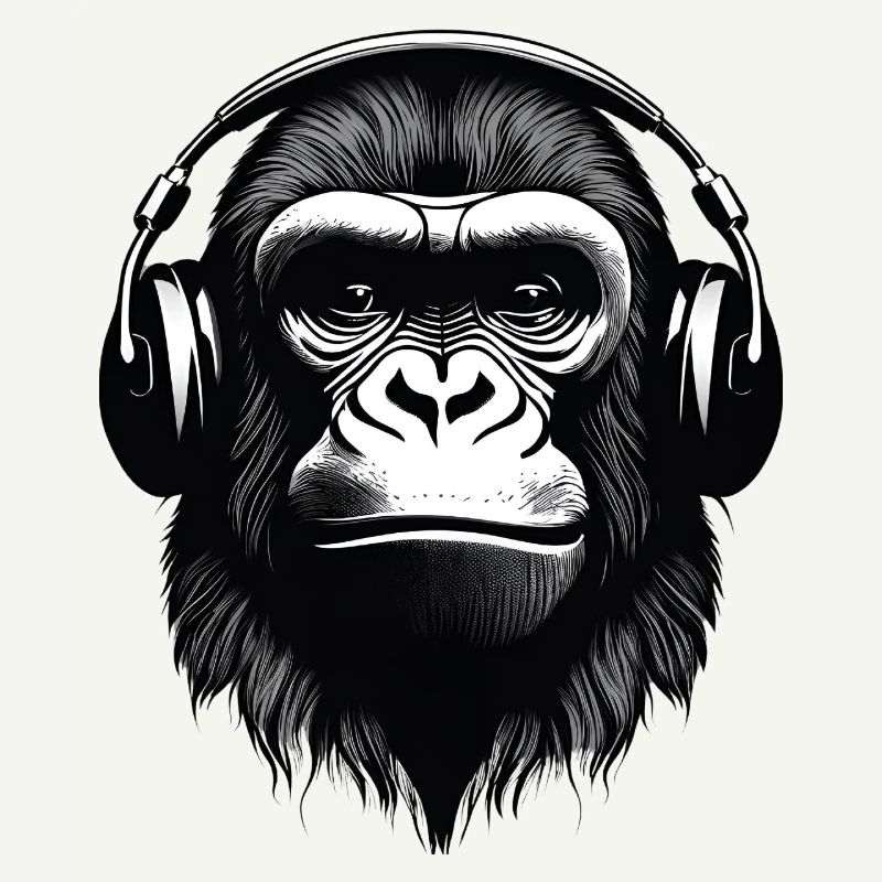 gorilla, primate, monkey