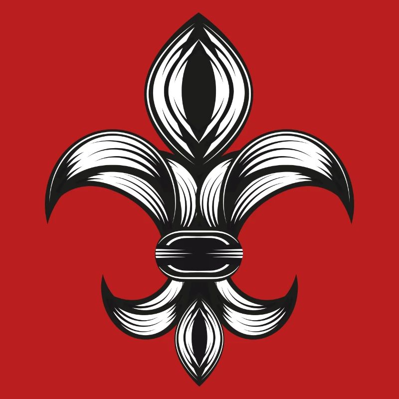 stylized iris - Fleur-de-Lys