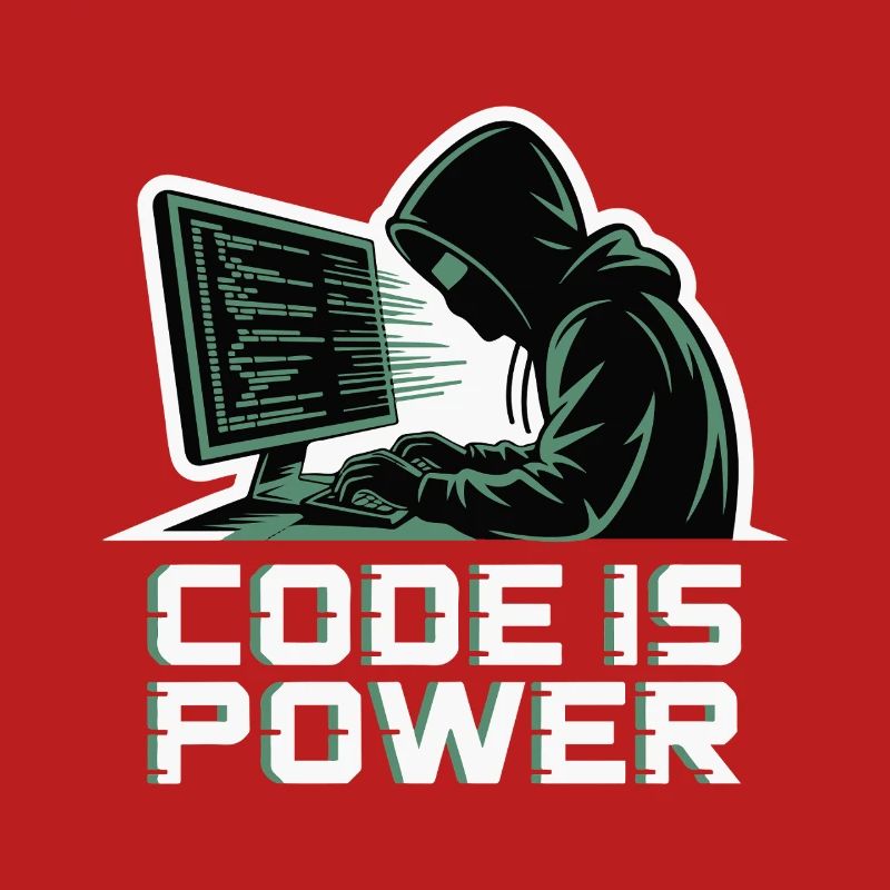 Cyber Hacker Code Infinity Design