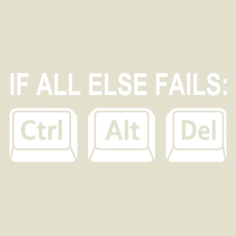 Programmer Shortcut Geek IT Support Computer