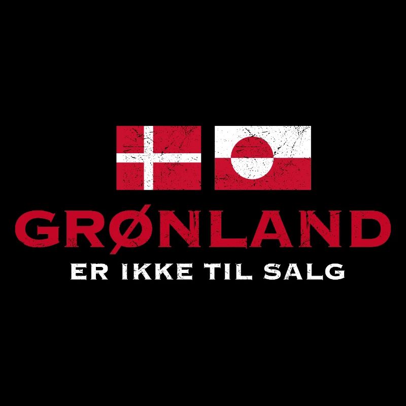 Drapeau du Groenland en détresse Unité