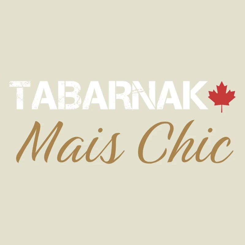 Tabarnak Chic Elegant Nature Pattern