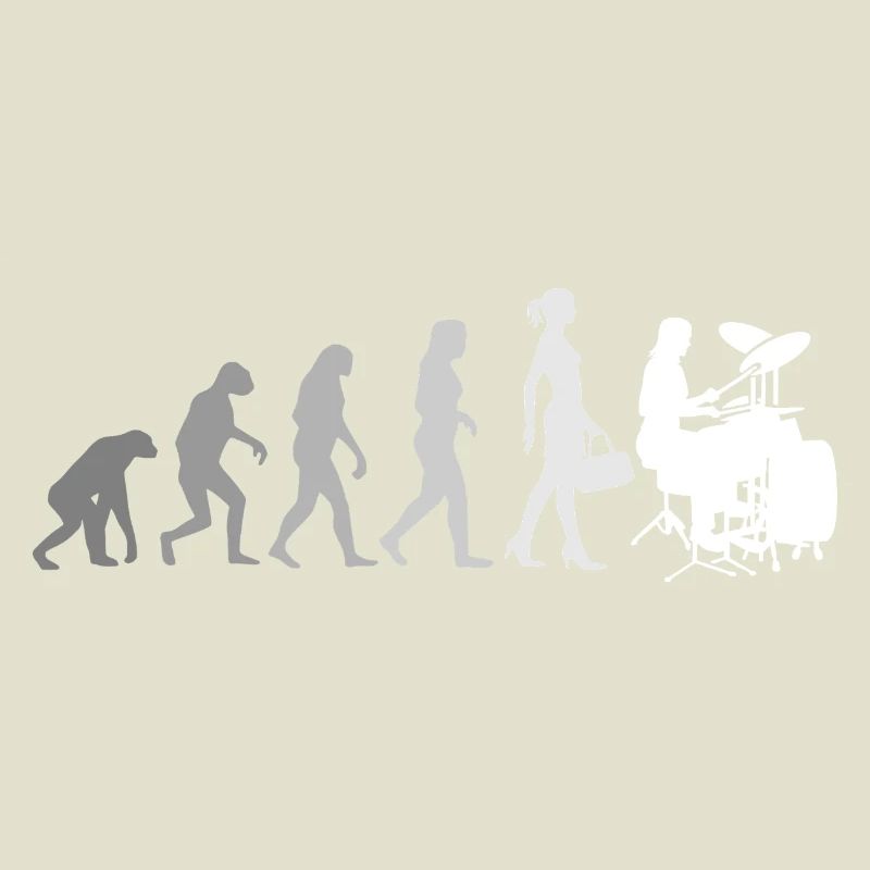 Evolution Schlagzeugerin Percussionniste