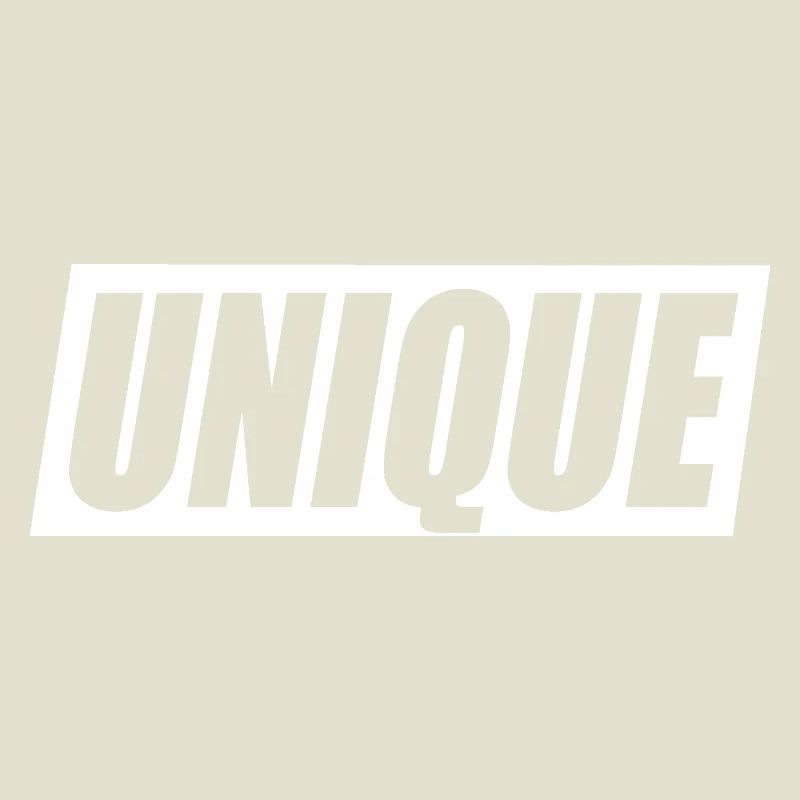 unique unique unique self-worth unique