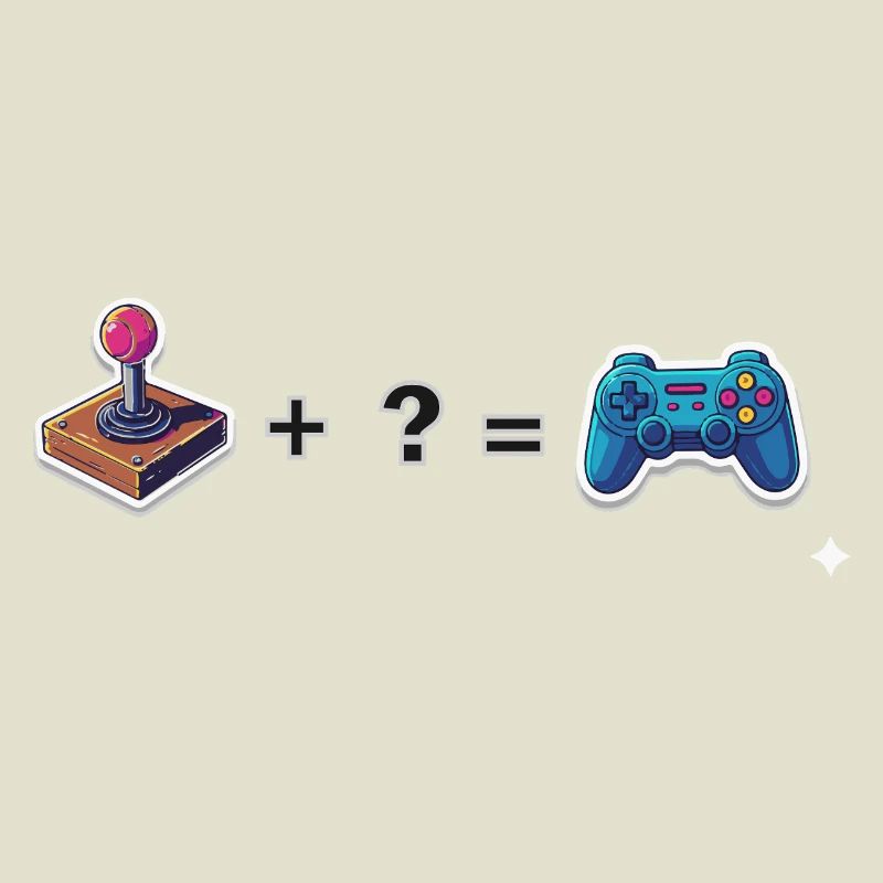 Retro joystick meets gamepad