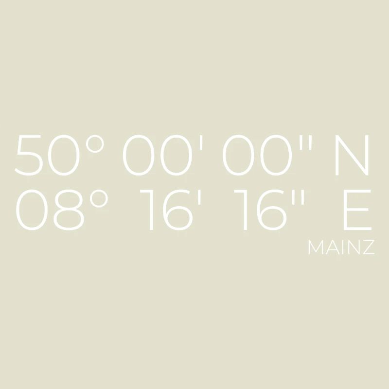Coordinates Mainz