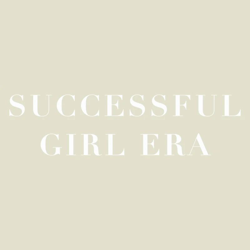 Typographie réussie de l’ère des filles