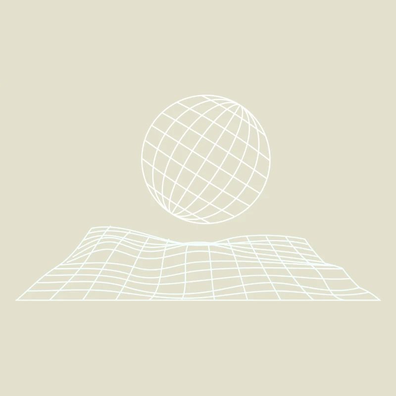 Futuristic Grid Globe Design