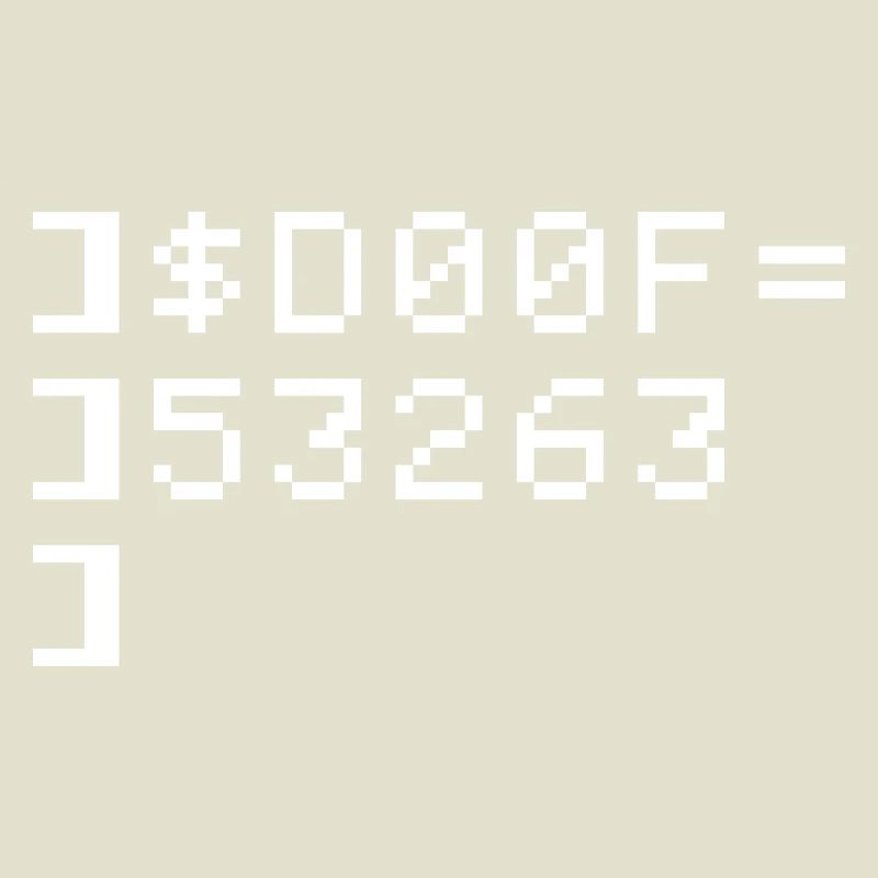 DOOF 8-Bit Code Nerd Pixel Terminal Retro
