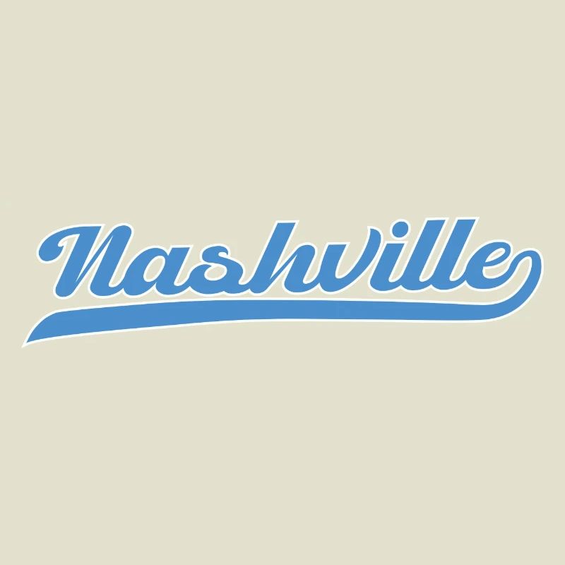 Nashville Script with Swing Line