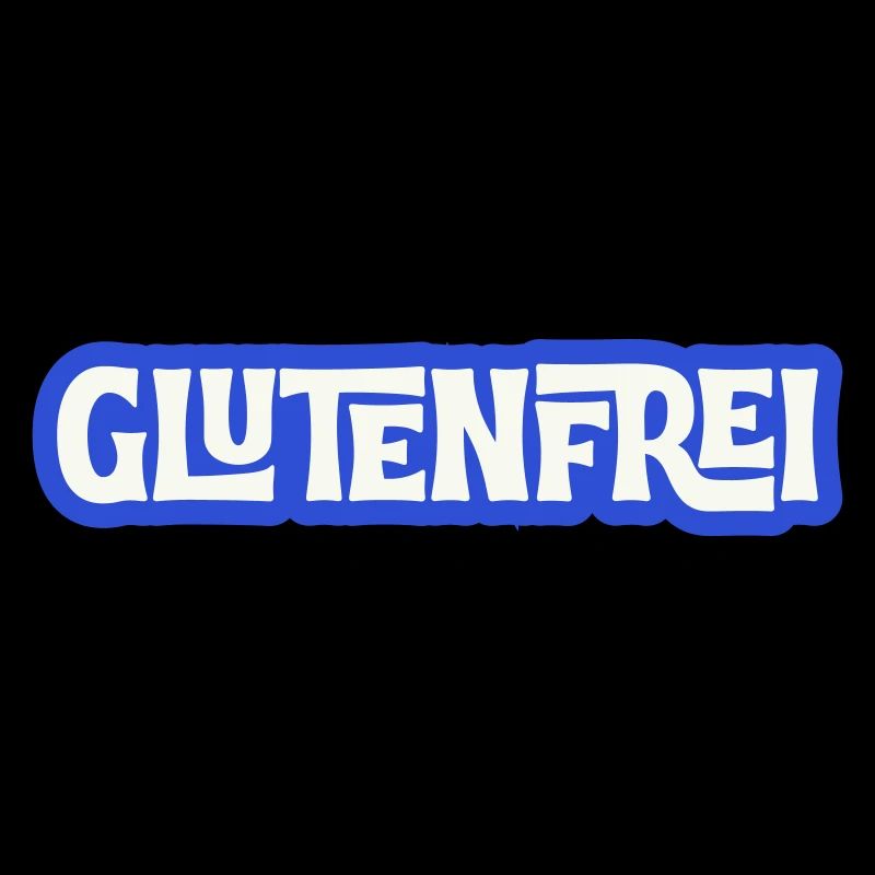 Glutenfrei Logo Blau Statement