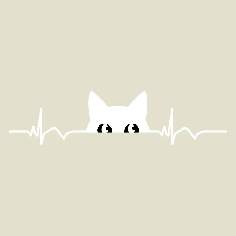 Katze EKG Herzfrequenz Herzschlag
