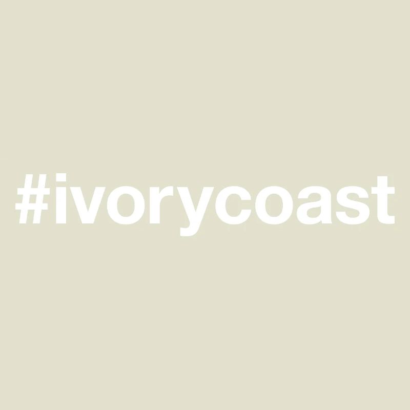 IVORY COAST Hashtag Côte d'Ivoire