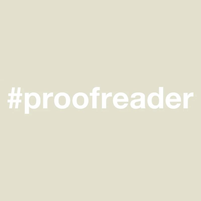 Proofreader Hashtag
