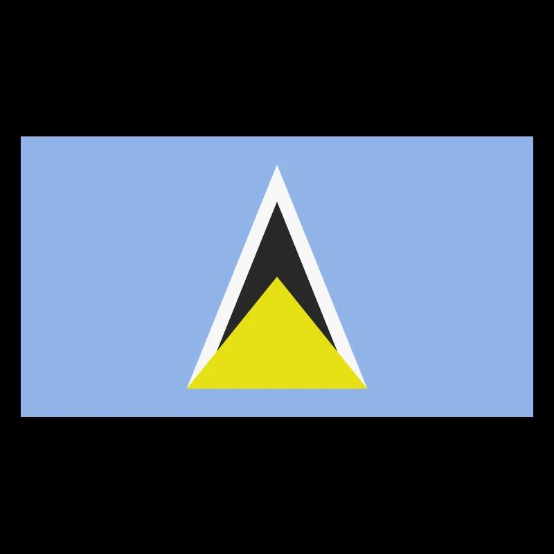 Drapeau caribéen de Sainte-Lucie