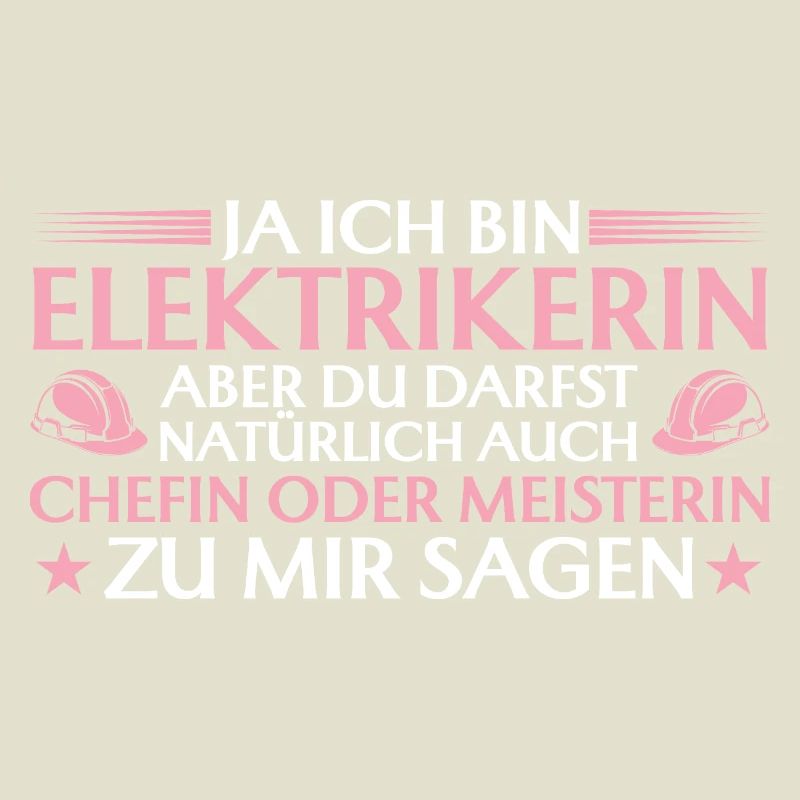 Elekterikerin Chefin oder Meisterin - Handwerkerin