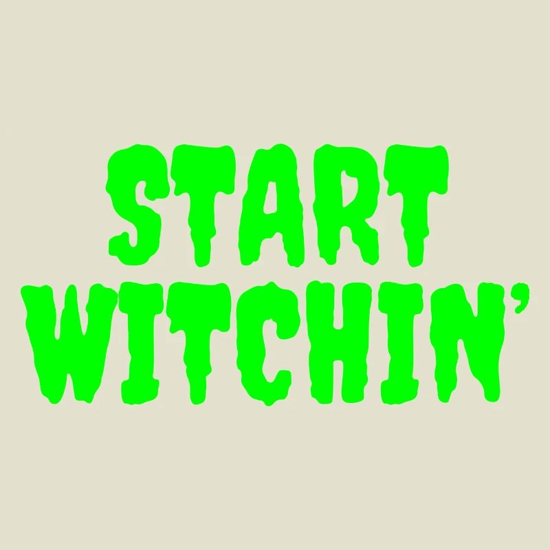 Vert vibrant Sorcière Phrase de début