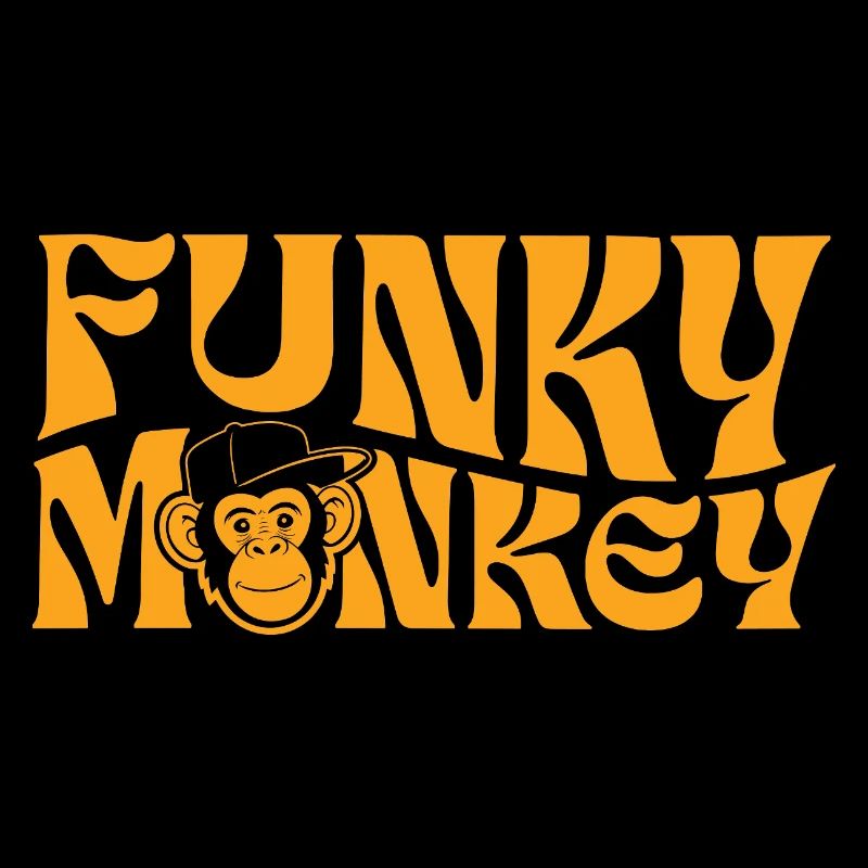Funky Monkey Retro-Typografie