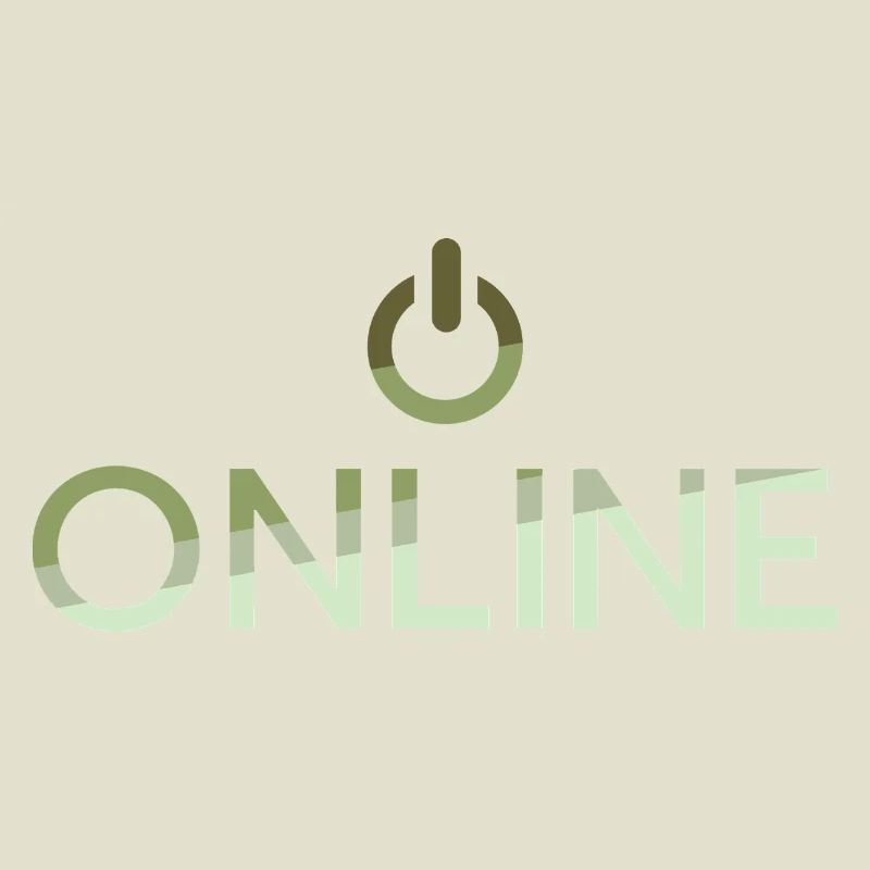 online lettering - On Button active