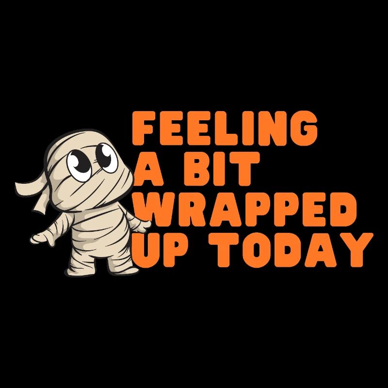 Wrapped Up Today Mummy Graphic Tee