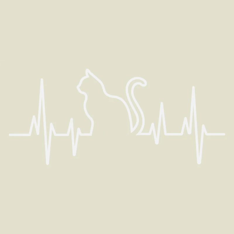 Katzenherz Pullover Design