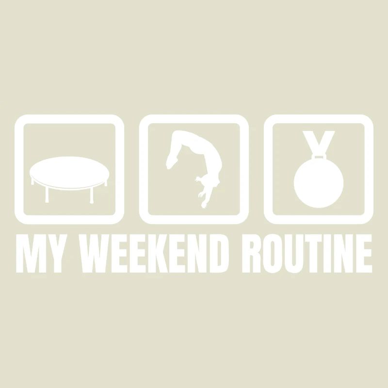 Trampolin Wochenendroutine