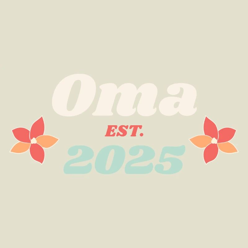 Oma Est 2025 Ich werde Großmutter Retro Style