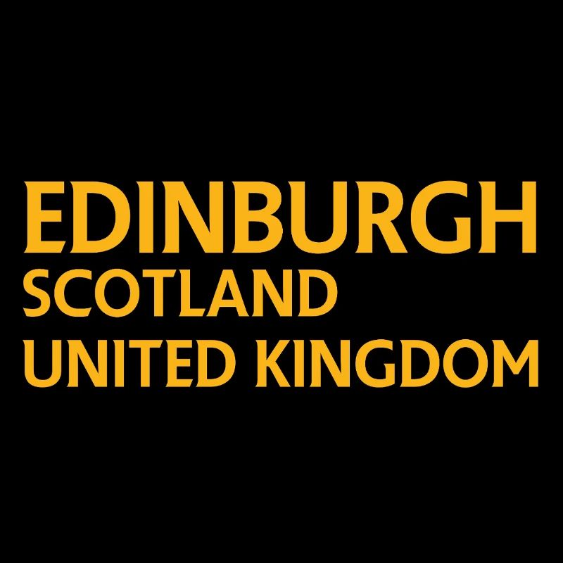 Édimbourg – Écosse Textdesign