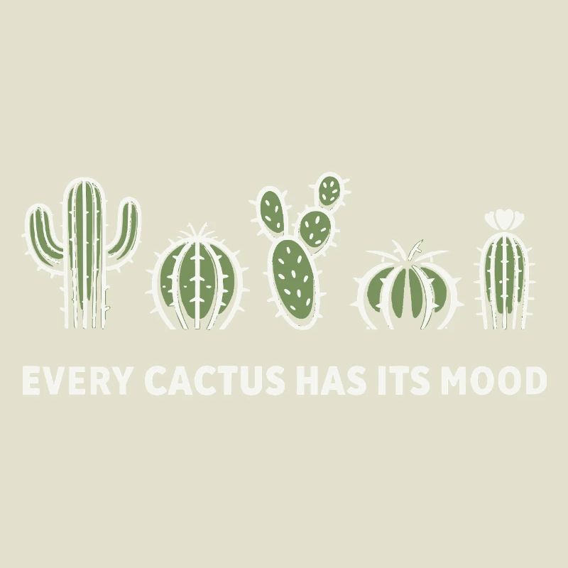 Every Cactus Has Its Mood – Cactus Motif
