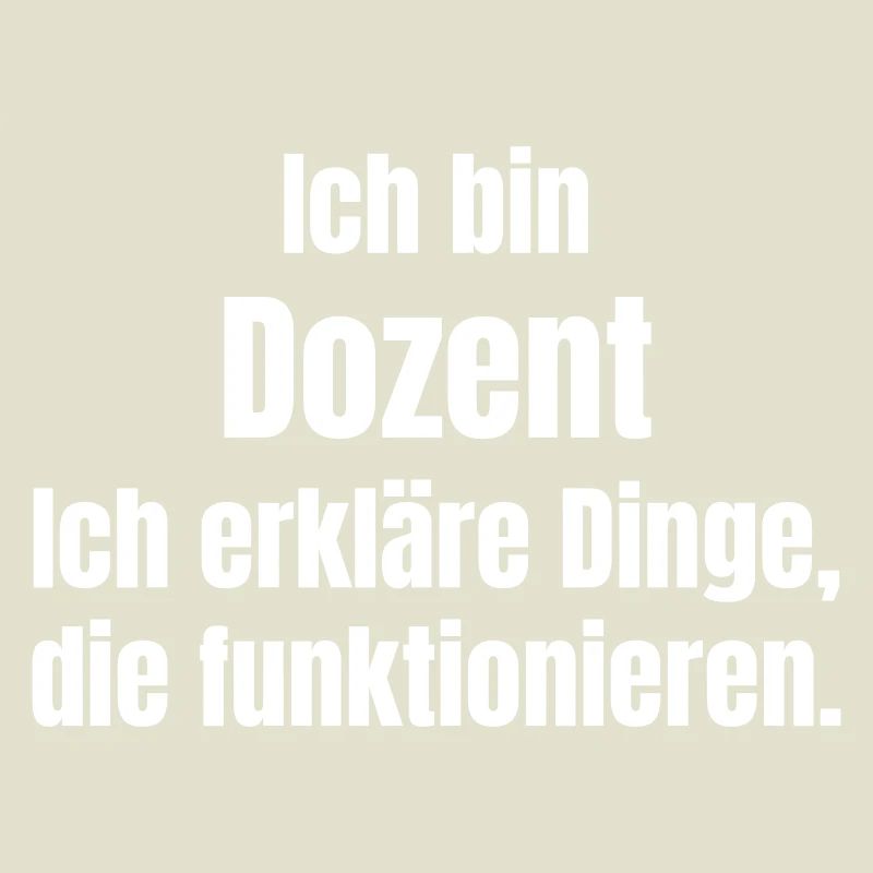 Ich bin Dozent – Dinge erklären