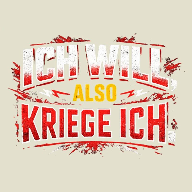 Ich Will also Krieg Ich – Statement für Gewinner