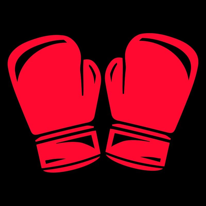Icône des gants de boxe rouges