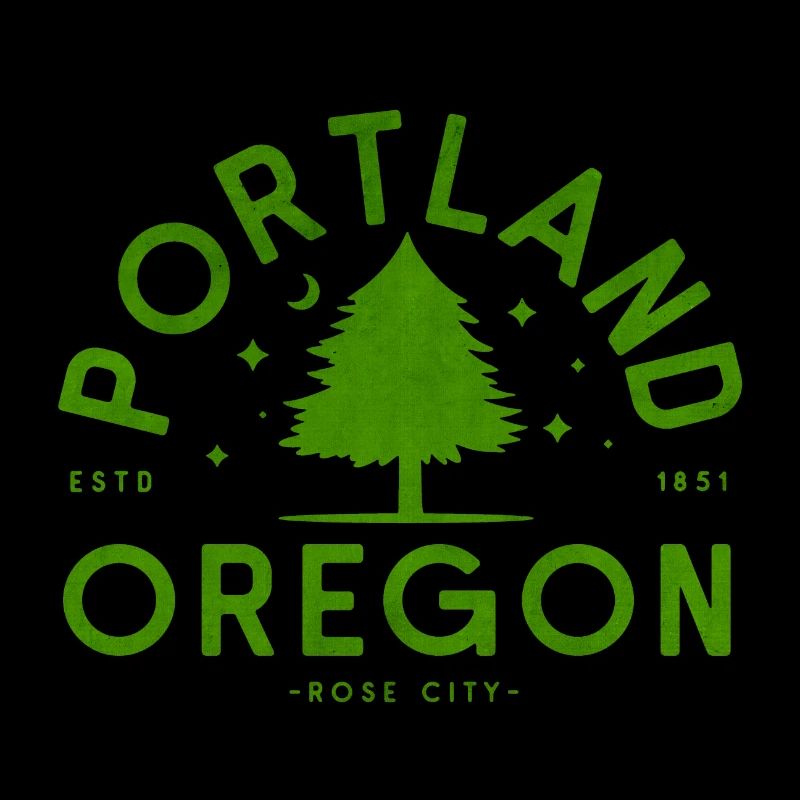 Portland Green Tree Logo