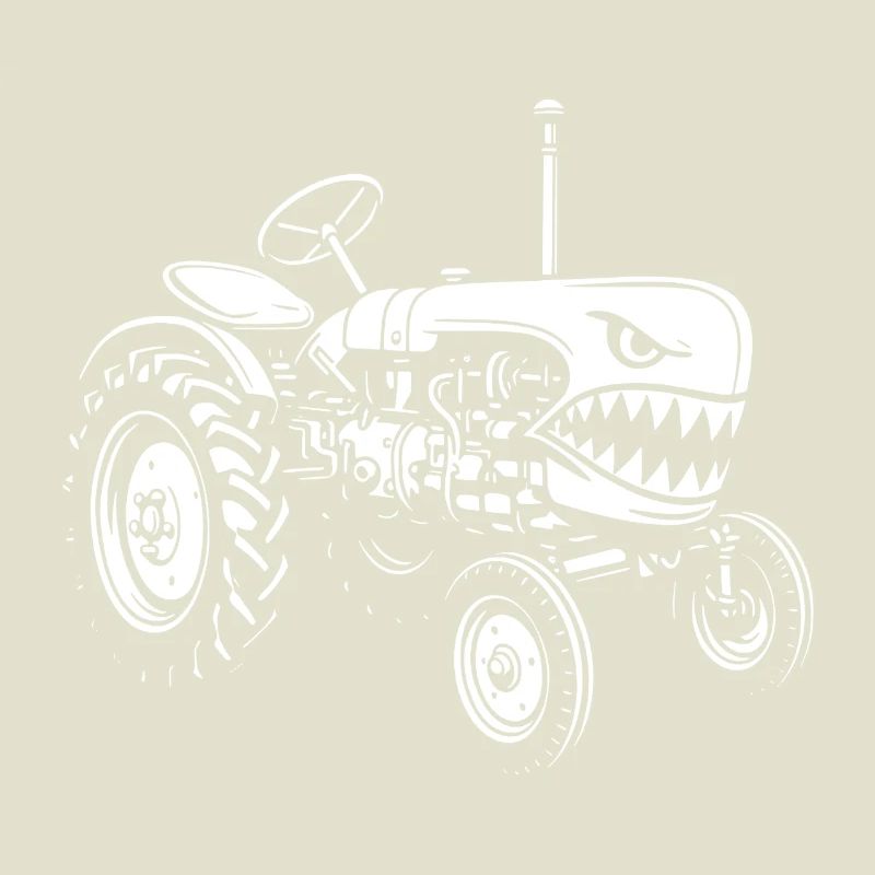 Shark Tractor Attack