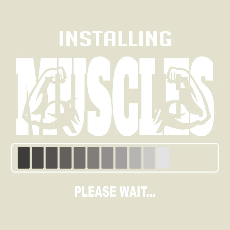 Installing Muscles – Funny Gym Workout