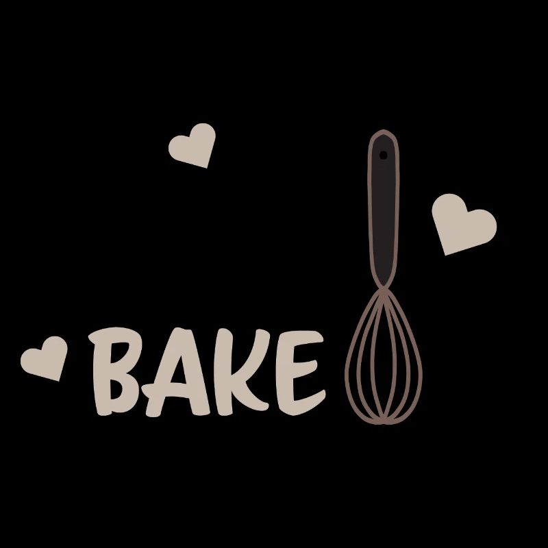 Backe es einfach lustig Backliebhaber Küchen-Tee