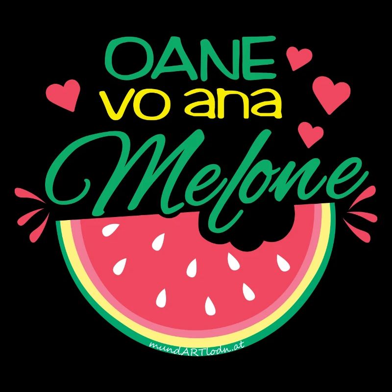 oane vo ana Melone - eine von einer Melone