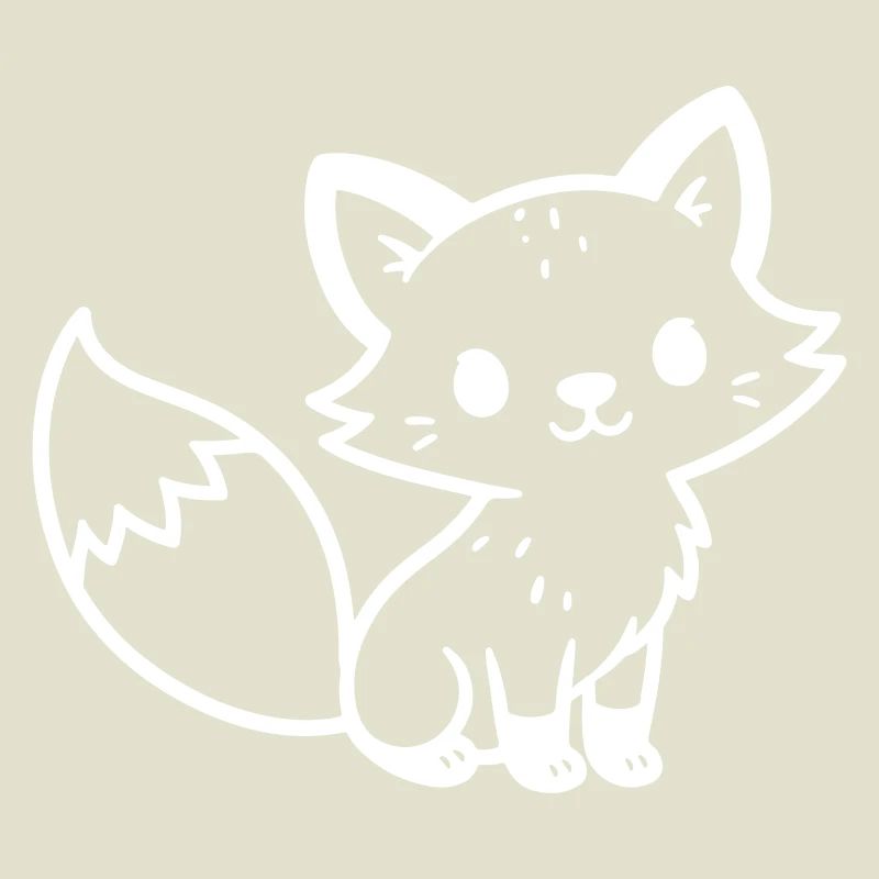 Fuchs Niedlich Comic
