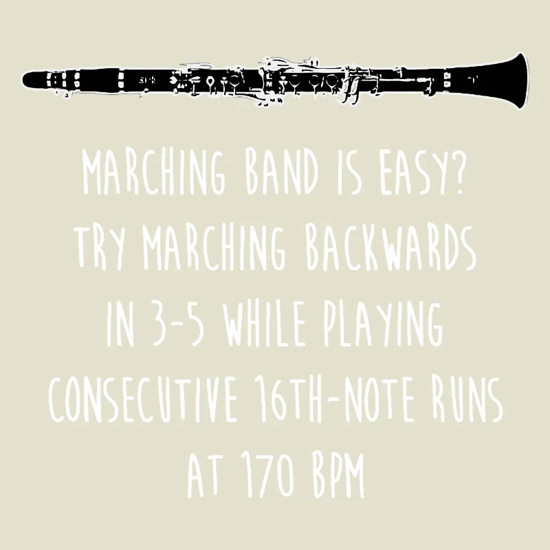 Backward Cadence Marching Tee