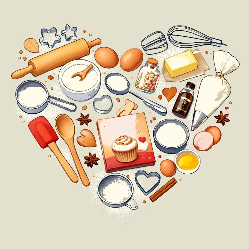 Baking Heart Shape Baking Utensils Hobby Baker