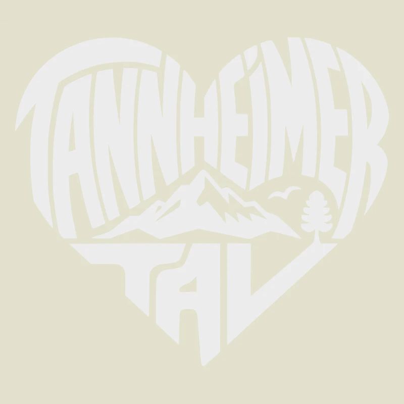 Tannheimer Tal Heart Mountain Landscape