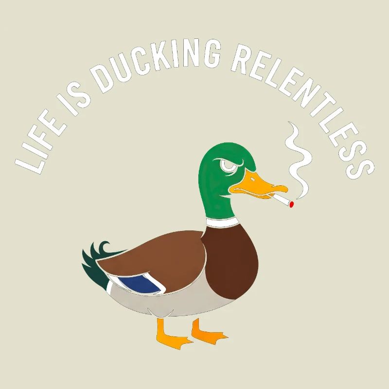 Relentless Duck Smoking Satire