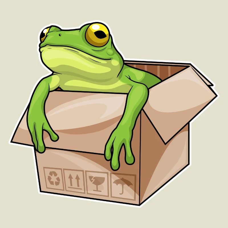 Frosch Karton