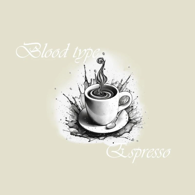 Blood Type Espresso 2 White